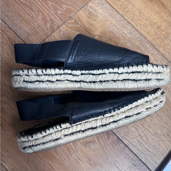 Palomitas Black Espadrilles Classic Rope Sole 38 - Picture 5 of 9